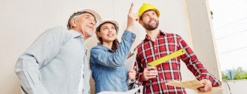 Installateur und Kunde